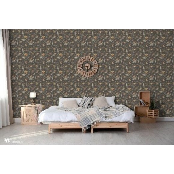 NEW Cole and Son Hummingbirds Wallpaper Charcoal/Ginger -112/4017 | - Picture 3 of 9
